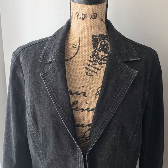 Nicole by Nicole Miller Stretch Jean Denim Jacket - Picture 2 of 7